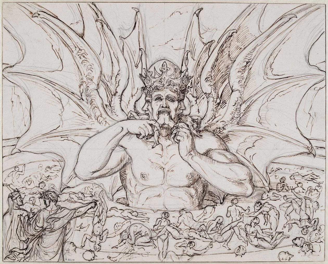 Lucifero al centro dell'inferno